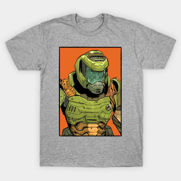 Doomguy T-Shirt by markodjeska